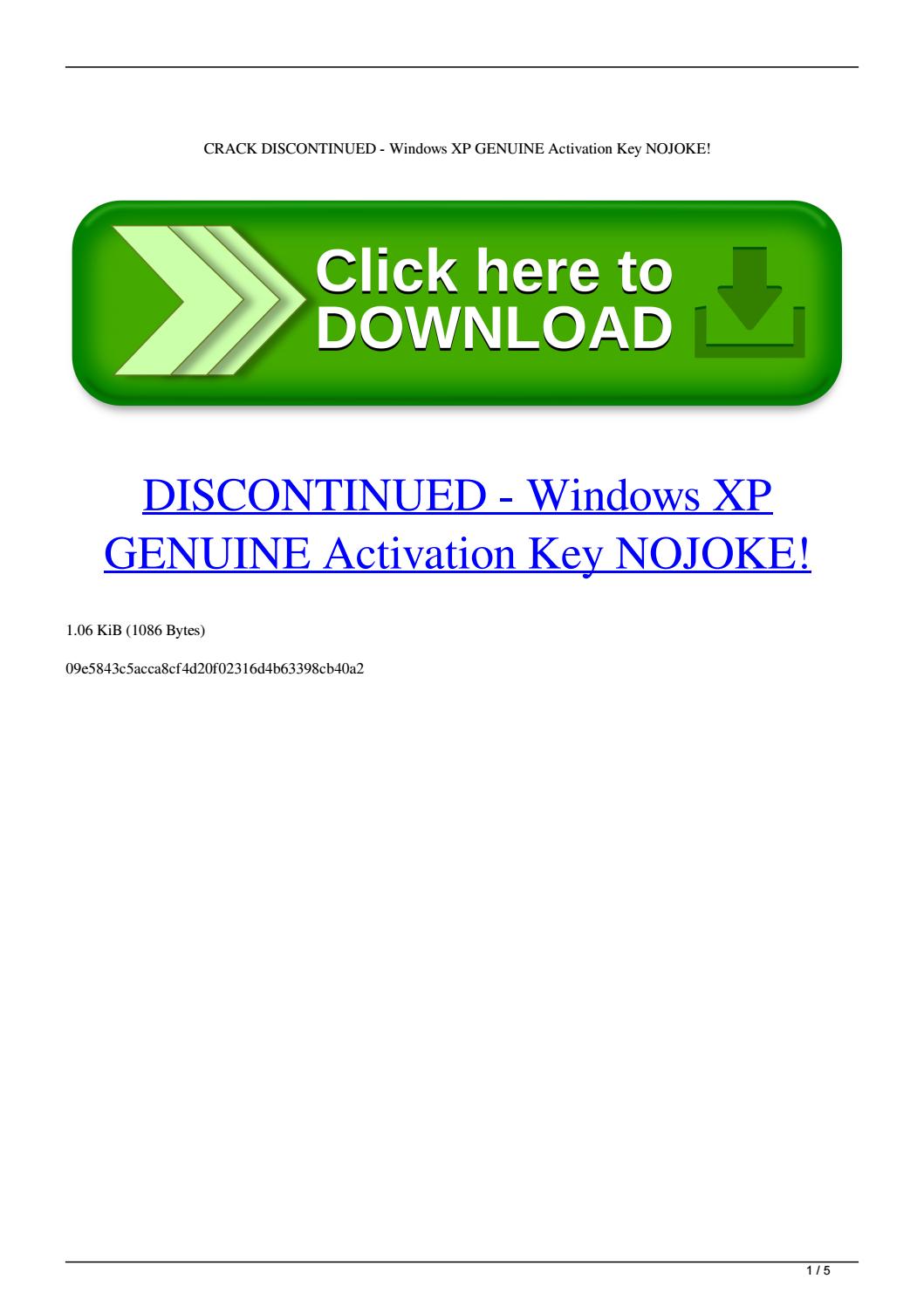 Windows xp genuine activator download