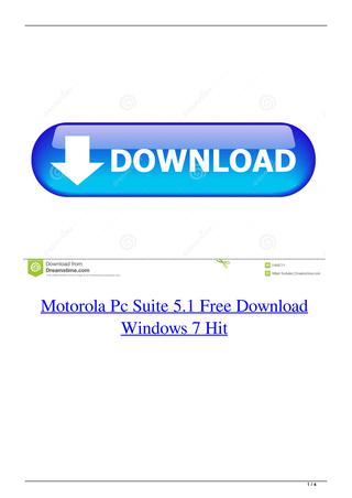 Download Motorola Pc Suite 5.1